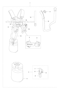 Harness Diagram and Parts List for 535RX 2011-02 Husqvarna Brush Cutter