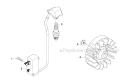 Ignition System Diagram and Parts List for 535RX 2011-02 Husqvarna Brush Cutter
