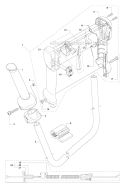 Throttle Controls Diagram and Parts List for 535RX 2011-02 Husqvarna Brush Cutter