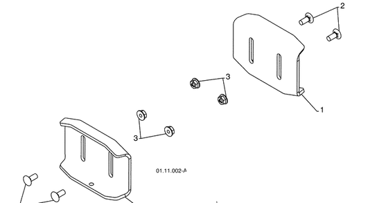 Auger Housing / Impeller Assembly 4 Diagram and Parts List for 1827SB (961930047)(2009-07) Husqvarna Snow Blower