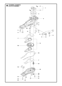 Part Location Diagram of 590536601 Husqvarna Gear