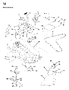 Mower Deck / Cutting Deck Diagram and Parts List for LTH130 (HE13H36D, 954820001)(1997-03) Husqvarna Lawn Tractor
