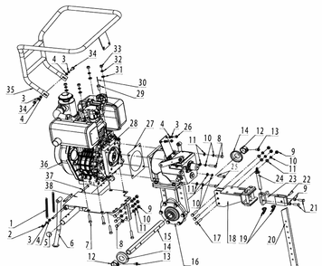Part Location Diagram of 588457001 Husqvarna Spring