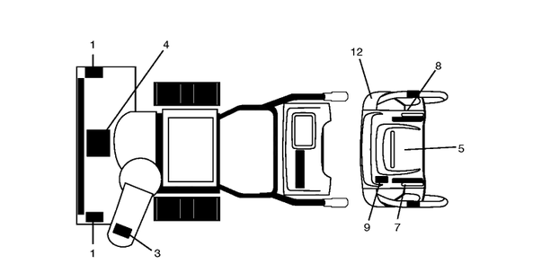 Decals Diagram and Parts List for 1827EXLT (96193007701)(2012-09) Husqvarna Snow Blower