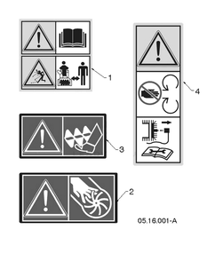 Decals 2 Diagram and Parts List for ST227 (97046890100)(2020-05) Husqvarna Snow Blower