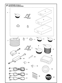 Installation Accessories Diagram and Parts List for 310 Mark II Husqvarna Lawn Mower