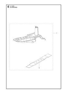 Accessories Diagram and Parts List for LC142IS  Husqvarna Lawn Mower