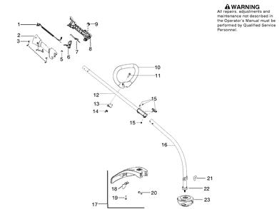 Part Location Diagram of 115275126 Husqvarna Manual