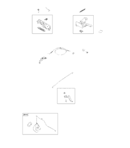 Controls Diagram and Parts List for 122Q720168H1 2017-01 Husqvarna Engine