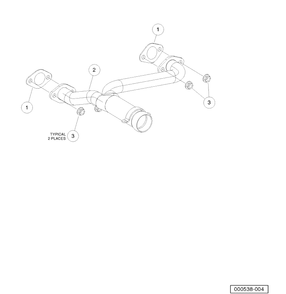 Part Location Diagram of 603003956 Husqvarna Gasket, Exhaust Header, Fh680d