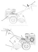 Page A Diagram and Parts List for 550CRTH 550 CRTH 954140064A -1998-02 Husqvarna Tiller
