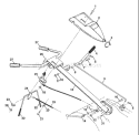 Page B Diagram and Parts List for 550CRTT 550 CRTT 954140065A -1998-02 Husqvarna Tiller