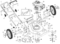 Part Location Diagram of 532175650 Husqvarna Rod, Hinge