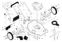Page B Diagram and Parts List for 5521CHV 5521 CHV 96143000101 -2005-01 Husqvarna Lawn Mower