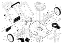 Page B Diagram and Parts List for 5521CHV 5521 CHV 96143000105 -2006-12 Husqvarna Lawn Mower