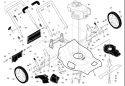 Page A Diagram and Parts List for 5521CHV 5521 CHV 96143000106 -2006-12 Husqvarna Lawn Mower