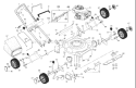 Part Location Diagram of 532180541 Husqvarna Wheel Assembly, Front