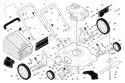 Part Location Diagram of 532400627 Husqvarna Handle Bracket Assembly, Left Hand