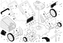 Part Location Diagram of 532443257 Husqvarna Kit, Lawn Mower Housing Assembly