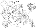 Page C Diagram and Parts List for 5521RSB 5521 RSB 954223470 -2004-07 Husqvarna Lawn Mower