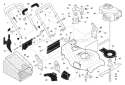 Part Location Diagram of 532191221 Husqvarna Lawn Mower Engine Zone Control Cable