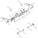 Control Panel Discharge Chute Diagram and Parts List for 5524ST 96191001605 - 2009-08 Husqvarna Snow Blower