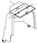 Cover Diagram and Parts List for 5524ST 96191001605 - 2009-08 Husqvarna Snow Blower