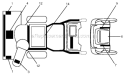 Decals Diagram and Parts List for 5524ST 96191001605 - 2009-08 Husqvarna Snow Blower