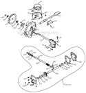 Auger Housing Impeller Diagram and Parts List for 5524ST 96191001605 - 2009-08 Husqvarna Snow Blower