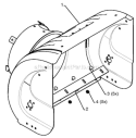Auger Housing Impeller Diagram and Parts List for 5524ST 96191001605 - 2009-08 Husqvarna Snow Blower