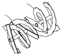 Auger Housing Impeller Diagram and Parts List for 5524ST 96191001607 - 2011-05 Husqvarna Snow Blower