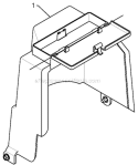 Chassis Engine Pulleys Diagram and Parts List for 5524ST 96191001608 - 2012-05 Husqvarna Snow Blower