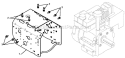 Chassis Engine Pulleys Diagram and Parts List for 5524ST 96191001609 - 2012-05 Husqvarna Snow Blower
