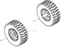 Part Location Diagram of 532436515 Husqvarna Wheel Lh
