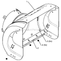 Auger Housing Impeller Diagram and Parts List for 5524ST 96191001609 - 2012-05 Husqvarna Snow Blower