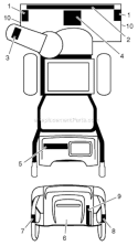 Part Location Diagram of 532184027 Husqvarna Decal