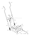 Page K Diagram and Parts List for 5524SB 5524 SB 96193002500 -2008-08 Husqvarna Snow Blower