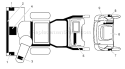 Page L Diagram and Parts List for 5524SB 5524 SB 96193002500 -2008-08 Husqvarna Snow Blower