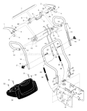 Page F Diagram and Parts List for 5524SE 5524 SE 96193000200 -2005-07 Husqvarna Snow Blower