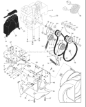 Page B Diagram and Parts List for 5524STE 5524 STE 96193001401 -2008-01 Husqvarna Snow Blower