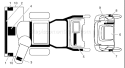 Page D Diagram and Parts List for 5524STE 5524 STE 96193001401 -2008-01 Husqvarna Snow Blower
