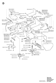 Frame 2 Diagram and Parts List for R155 (953533805)(2005-01) Husqvarna Lawn Tractor