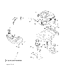 Engine Diagram and Parts List for GTH260TWIN (96041004501)(2007-10) Husqvarna Lawn Tractor