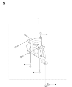 Crankcase Diagram and Parts List for 323HD60 20090400001-Current Husqvarna Hedge Trimmer