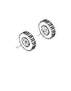 Wheels And Tires Diagram and Parts List for 1830SB96193006501 2010-08 Husqvarna Snow Blower