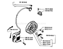 Page G Diagram and Parts List for 51 1991-10 Husqvarna Chainsaw