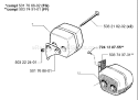 Page H Diagram and Parts List for 51 1998-06 Husqvarna Chainsaw