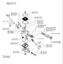 Page B Diagram and Parts List for 51 2000-05 Husqvarna Chainsaw