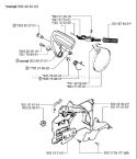 Page C Diagram and Parts List for 51 2000-05 Husqvarna Chainsaw