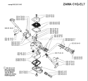 Page B Diagram and Parts List for 55RANCHEREPA 55 Rancher EPA 1998-08 Husqvarna Chainsaw